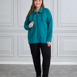Sweatjacke Daily - Petrol – Petrol