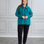 Sweatjacke Daily - Petrol – Petrol