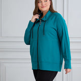 Sweatjacke Daily - Petrol – Petrol