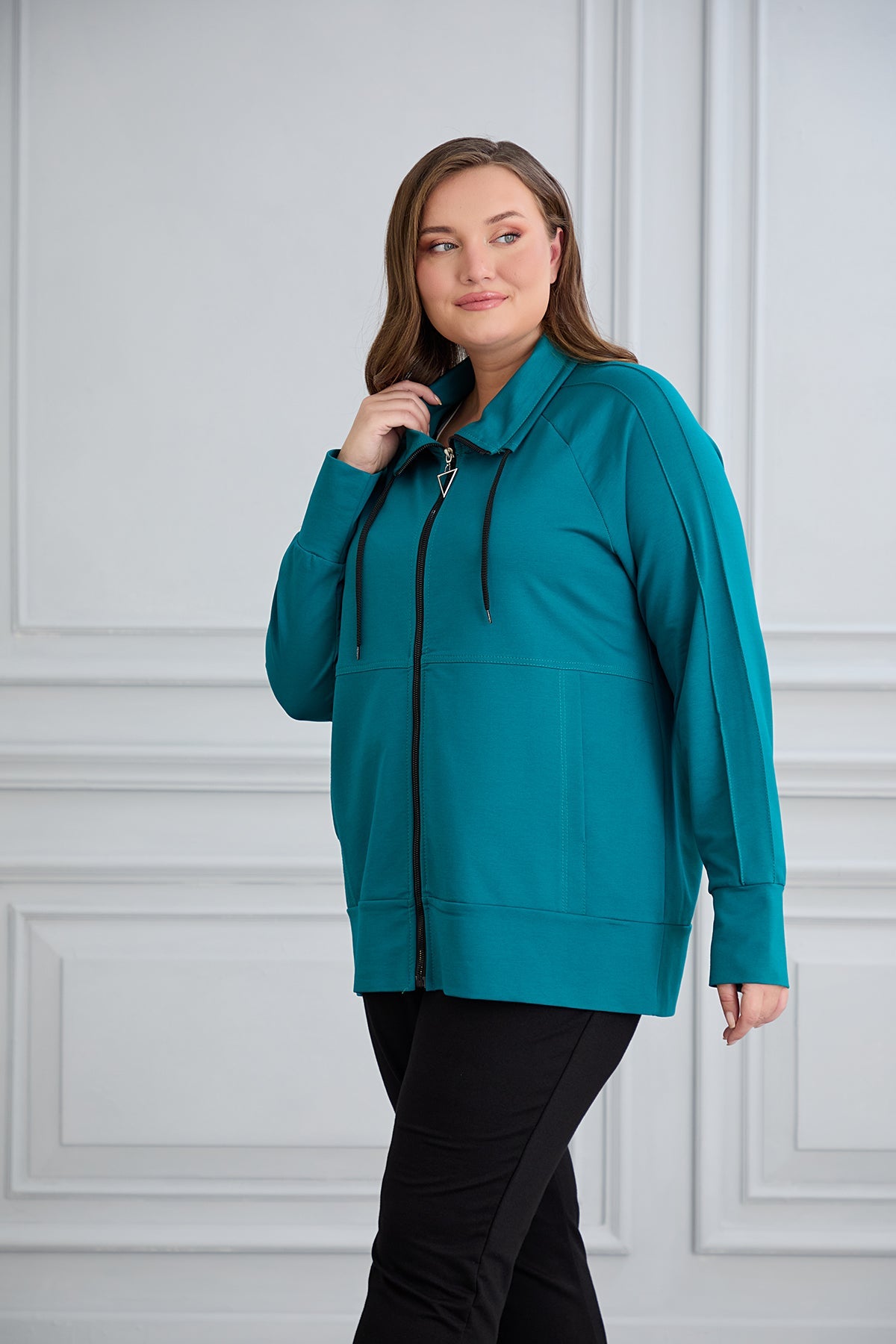 Sweatjacke Daily - Petrol – Petrol