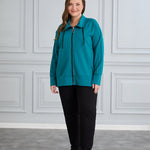 Sweatjacke Daily - Petrol – Petrol
