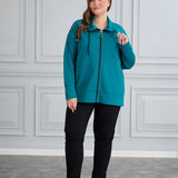 Sweatjacke Daily - Petrol – Petrol