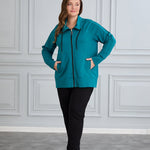 Sweatjacke Daily - Petrol – Petrol