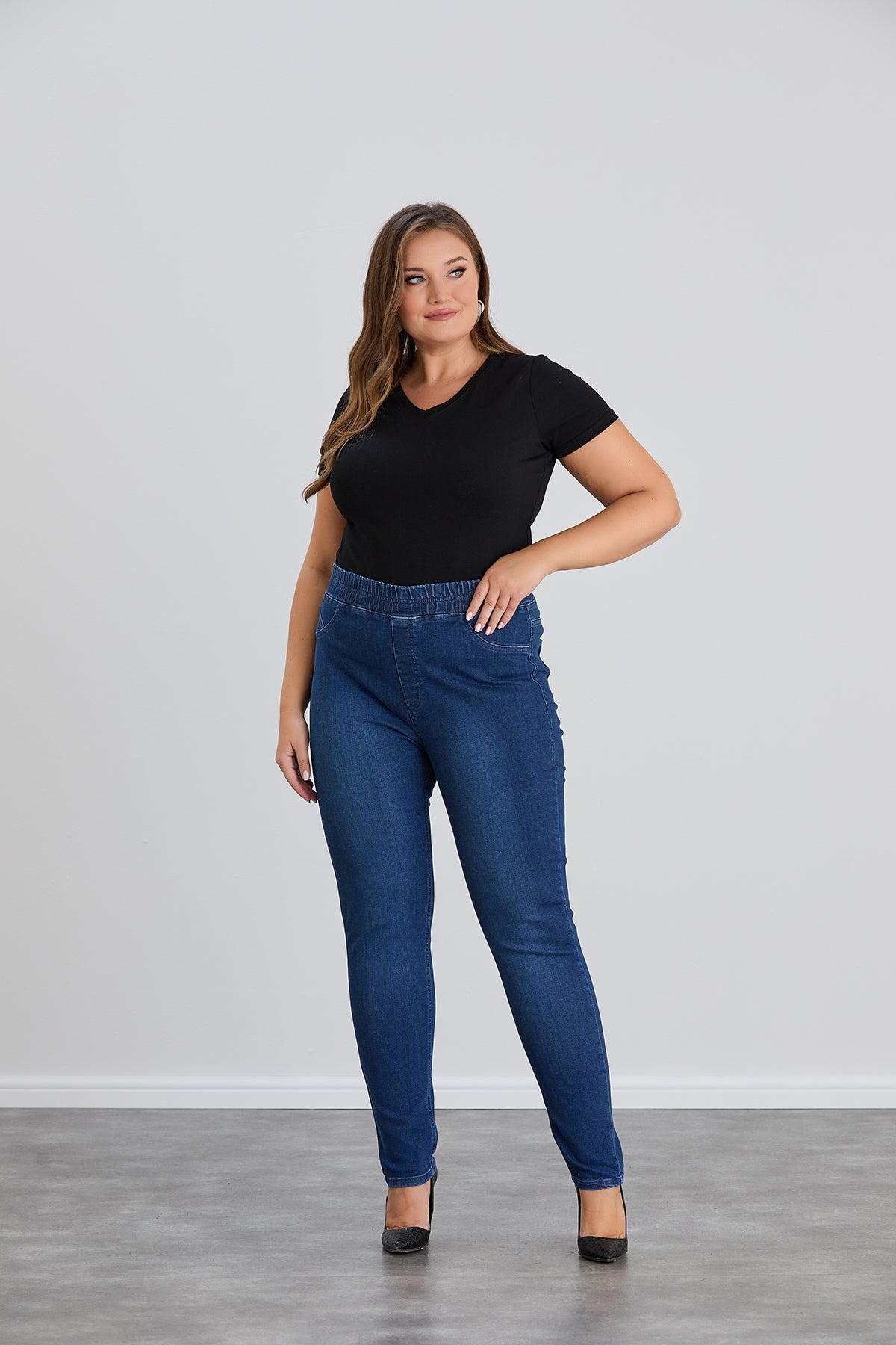 Jeggings - Blau