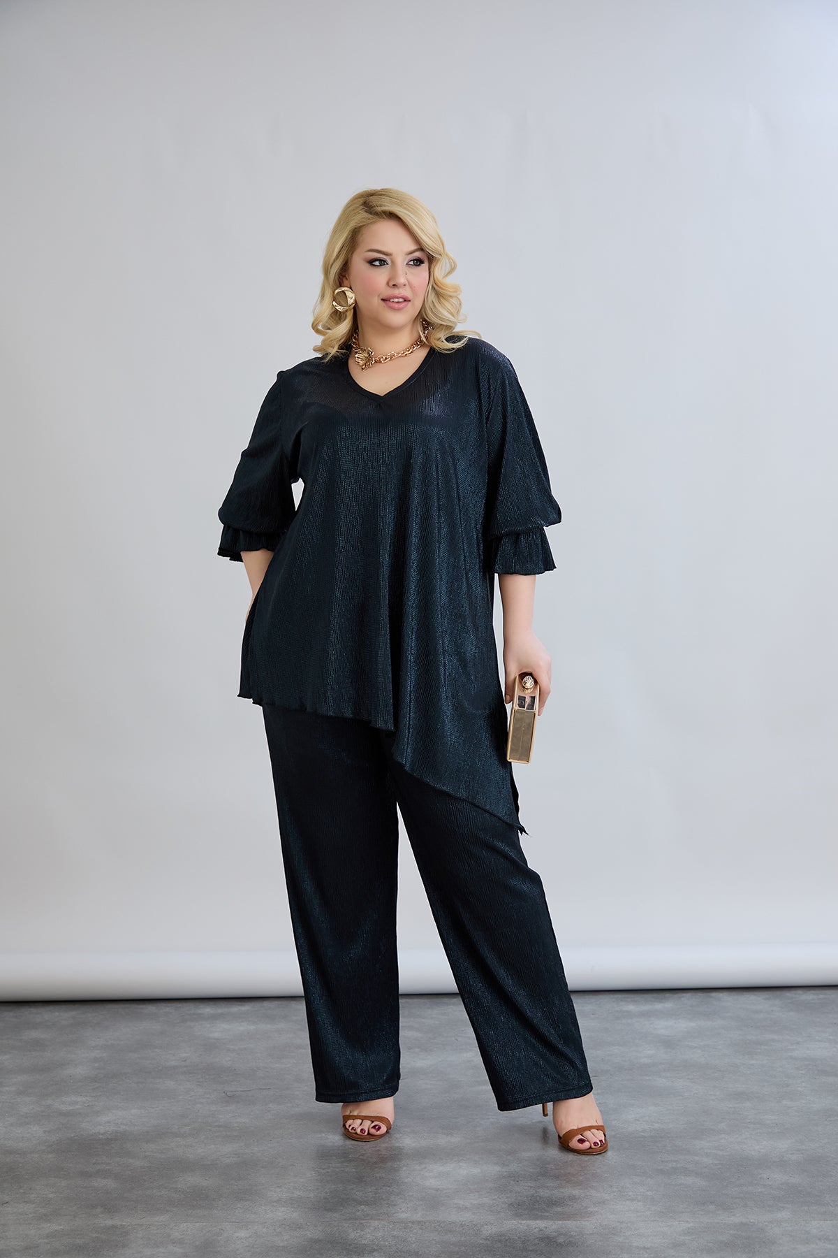 Formales 2-teiliges Set mit Luxus-Effekt