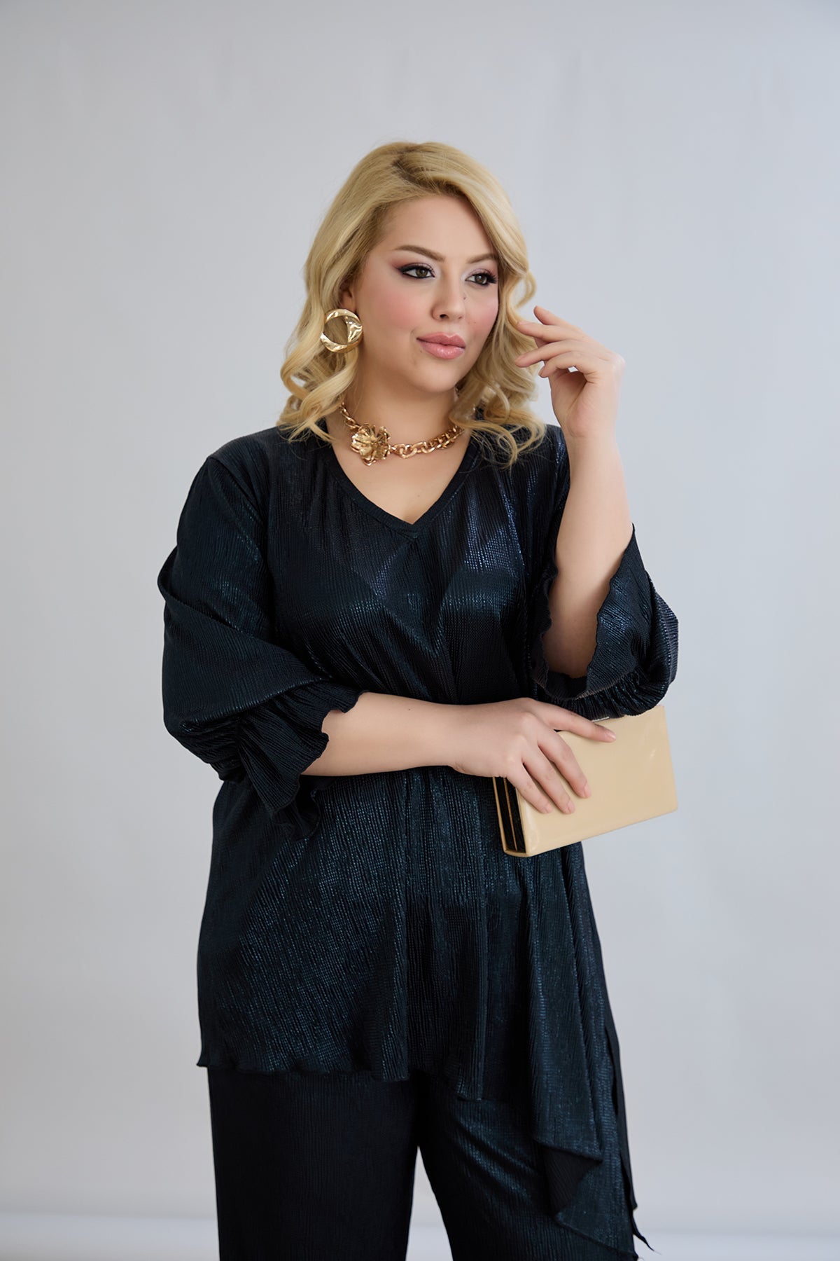 Formales 2-teiliges Set mit Luxus-Effekt