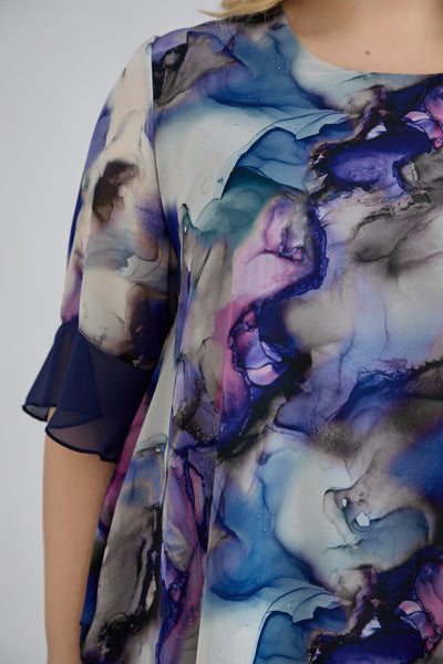 Chiffon Tunika - Multifarbe