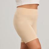 Kurze Leggings aus Mikrofaser mit Scheuerschutz - beige – Beige