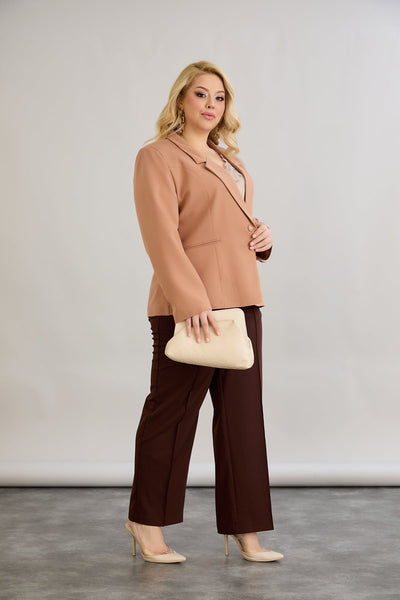 Elegante und moderne Jacke mit Futter - Orange