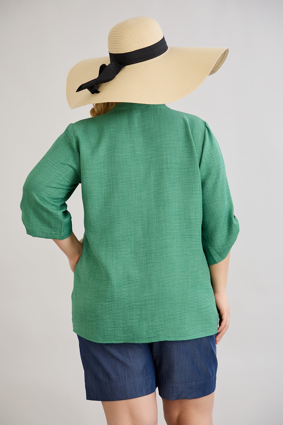 Kurzarm-Shirt mit Kieselsteinen in 5 Farben - Grün