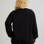 Casual-bluse mit Schriftzug „Slow Morning“ - Grün – Grün