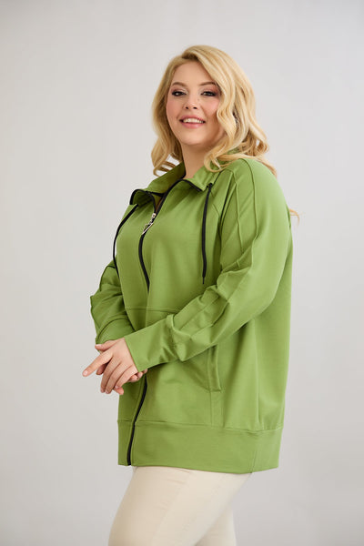 Sweatjacke Daily - Grün