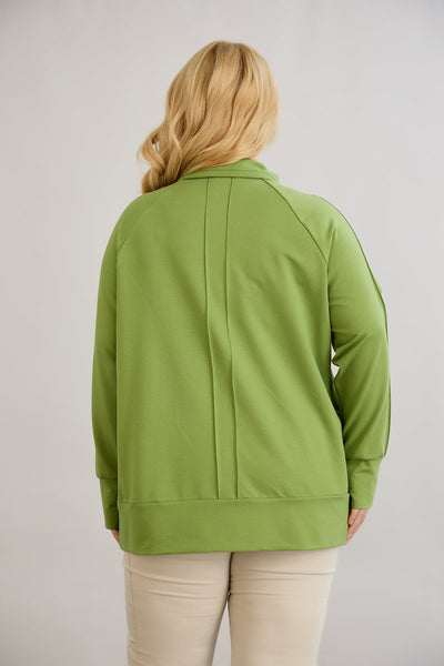 Sweatjacke Daily - Grün