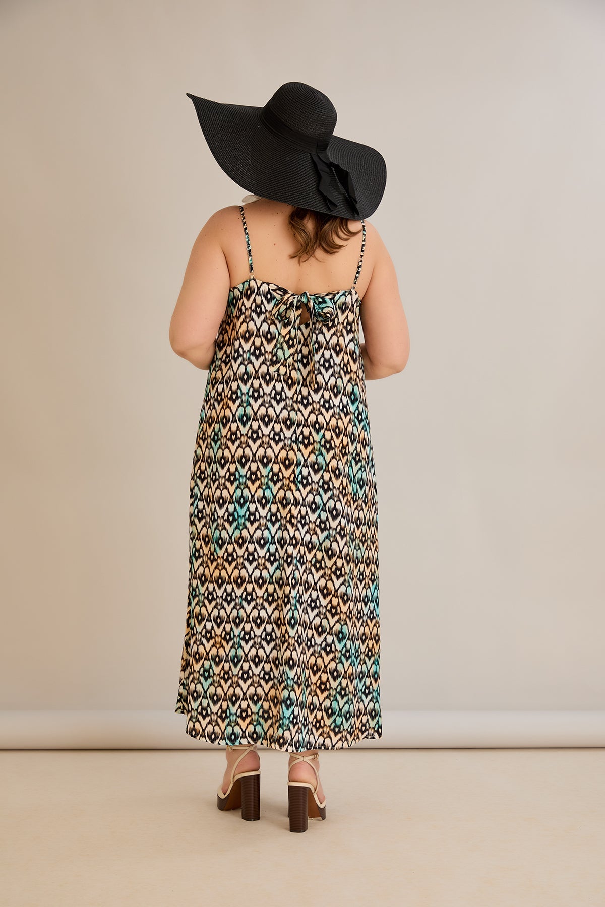 Kleid aus Viskose mit Print