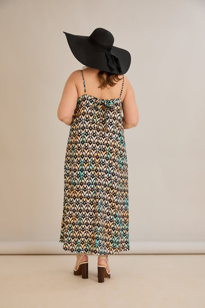Kleid aus Viskose mit Print