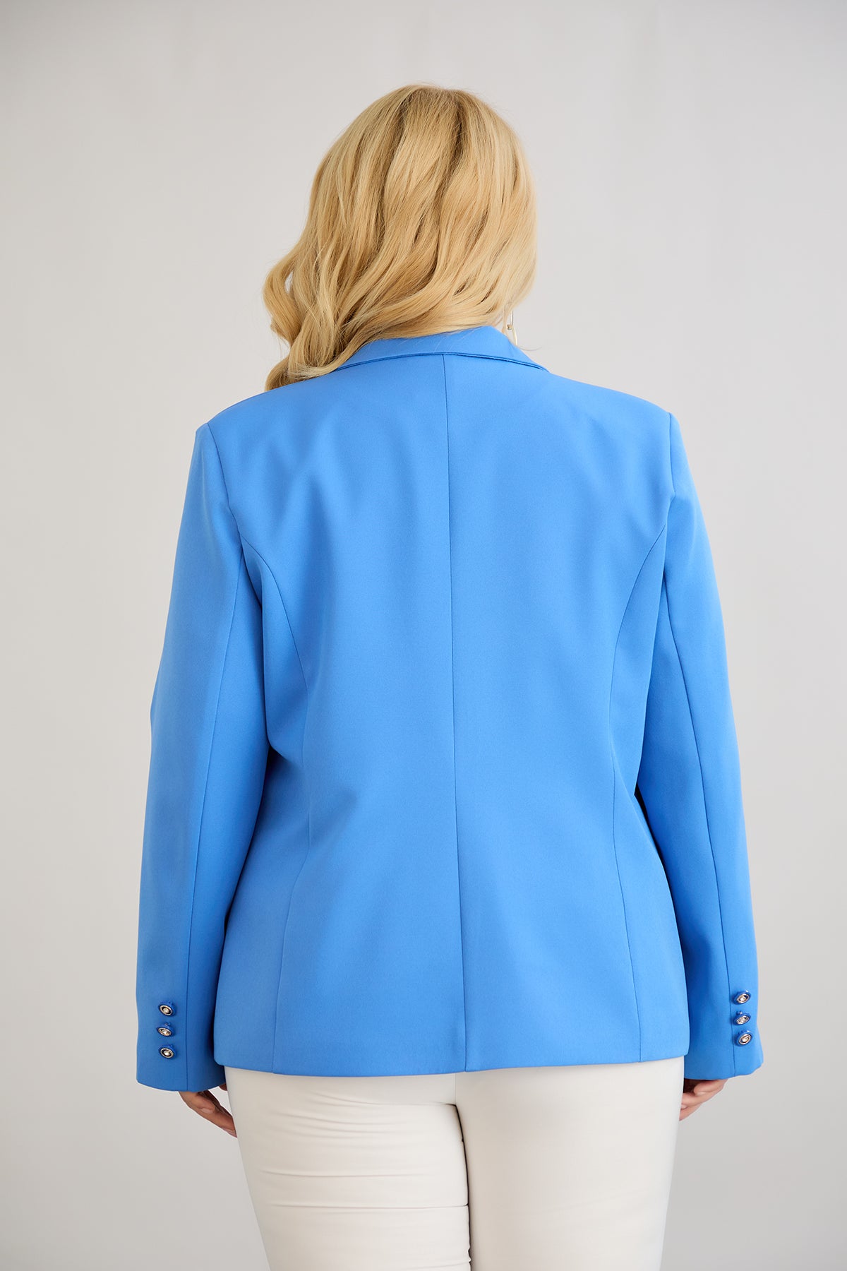 Elegante und moderne Jacke mit Futter - Blau