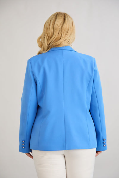 Elegante und moderne Jacke mit Futter - Blau