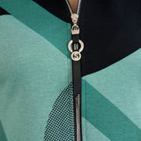 Strickjacke mit Reißverschluss und Taschen – Mint
