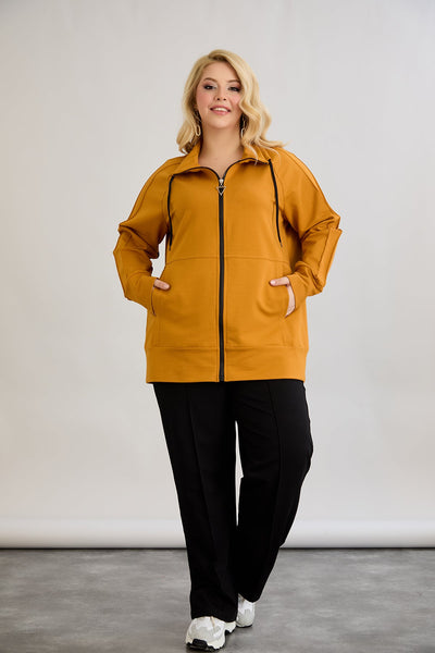 Sweatjacke Daily - Gelb