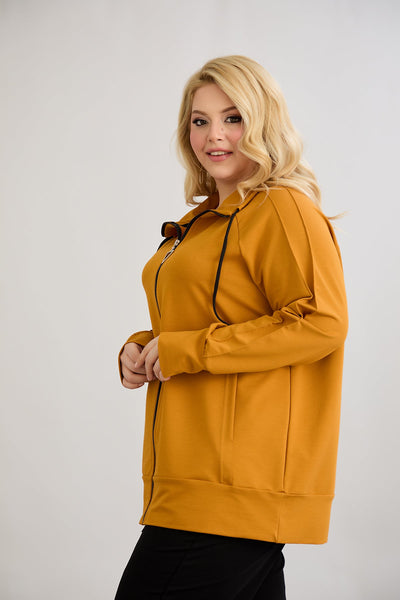 Sweatjacke Daily - Gelb