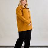 Sweatjacke Daily - Gelb – Senffarbe