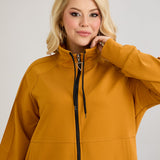 Sweatjacke Daily - Gelb – Senffarbe