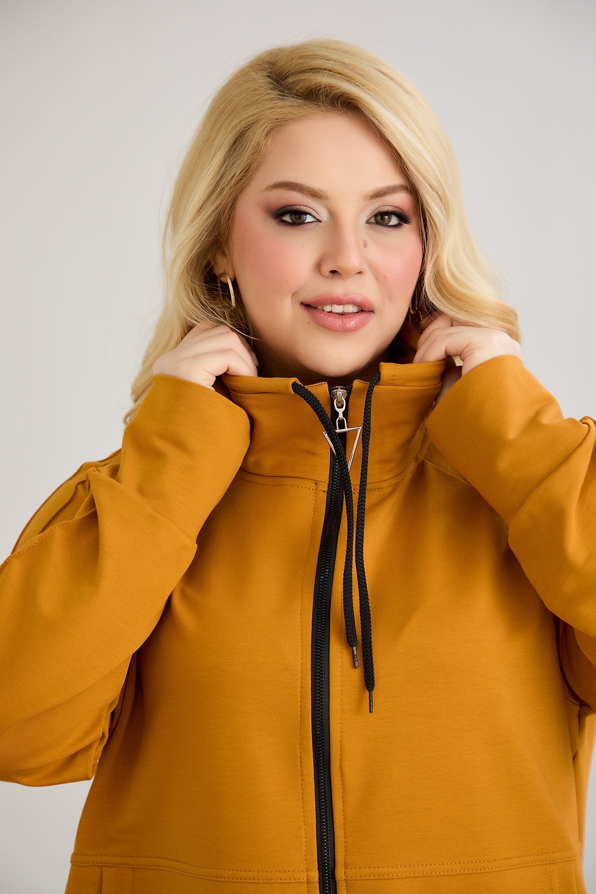 Sweatjacke Daily - Gelb