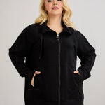 Sweatjacke in Übergrößen