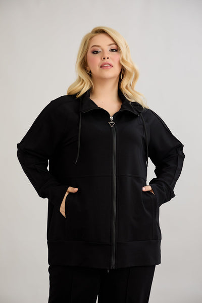 Sweatjacke in Übergrößen