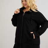 Sweatjacke Daily - Schwarz – Schwarz