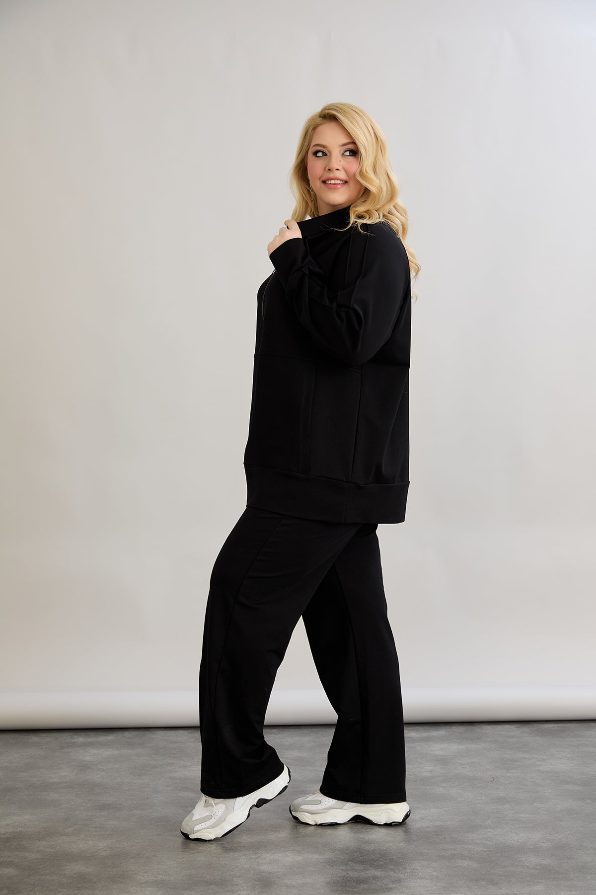 Sweatjacke Daily - Schwarz – Schwarz