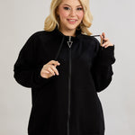 Sweatjacke Daily - Schwarz – Schwarz