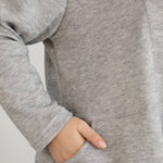 Viskose-Strickjacke mit Lurex - Grau – Grau
