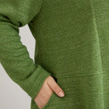Viskose-Strickjacke mit Lurex - Grün – Grün
