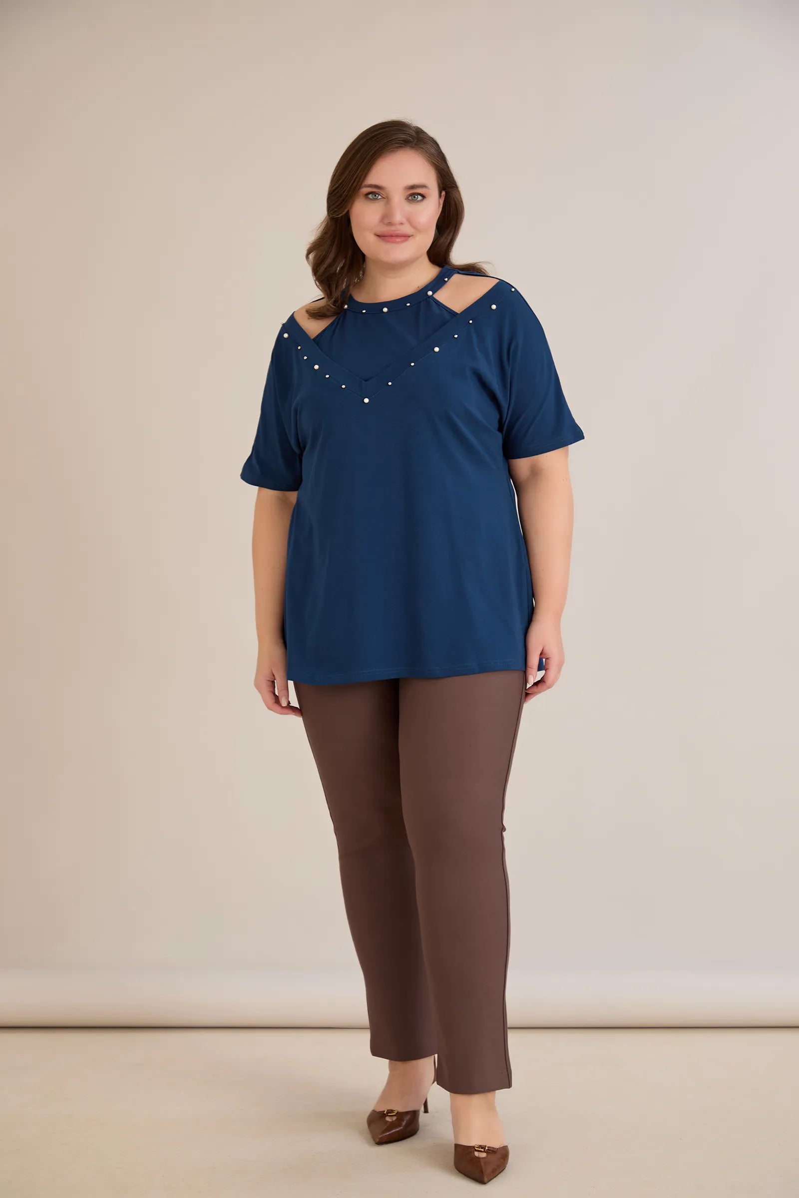 Figurformende Hose Borisa – Nerz – Nerz
