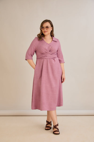Kleid mit attraktivem Design - Rosenpelz