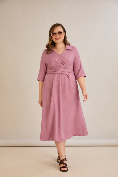 Kleid mit attraktivem Design - Rosenpelz