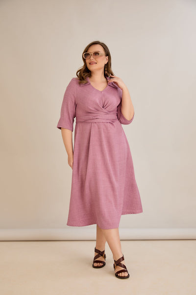 Kleid mit attraktivem Design - Rosenpelz