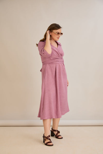 Kleid mit attraktivem Design - Rosenpelz