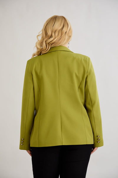 Elegante und moderne Jacke mit Futter - Pistazie