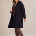 Langer Cape-Cardigan – Blau
