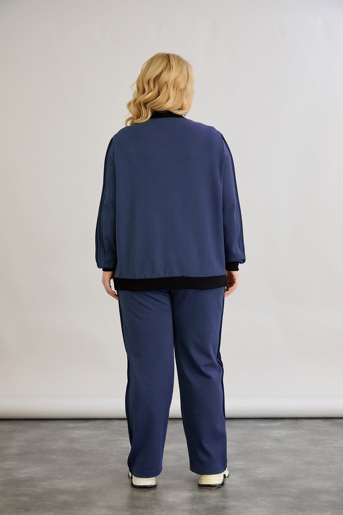 Zweiteiliges Tagesoutfit - Blau