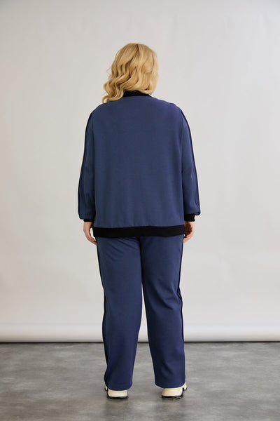 Zweiteiliges Tagesoutfit - Blau