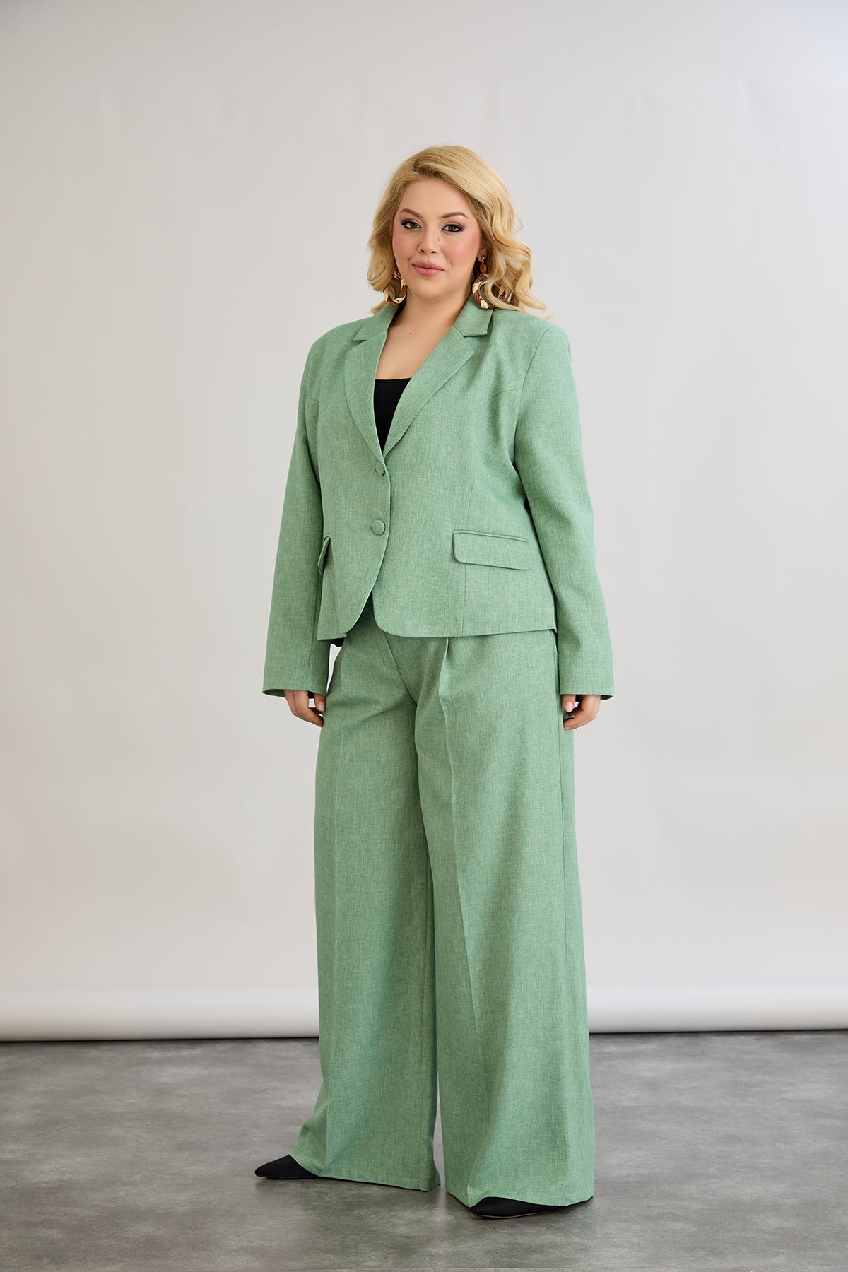 Moderne Kurzjacke  - Grün