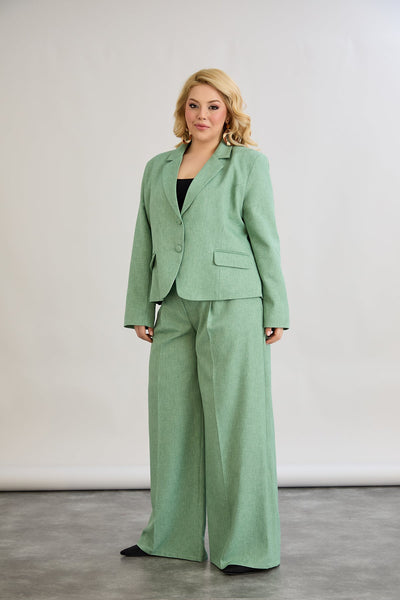 Moderne Kurzjacke  - Grün