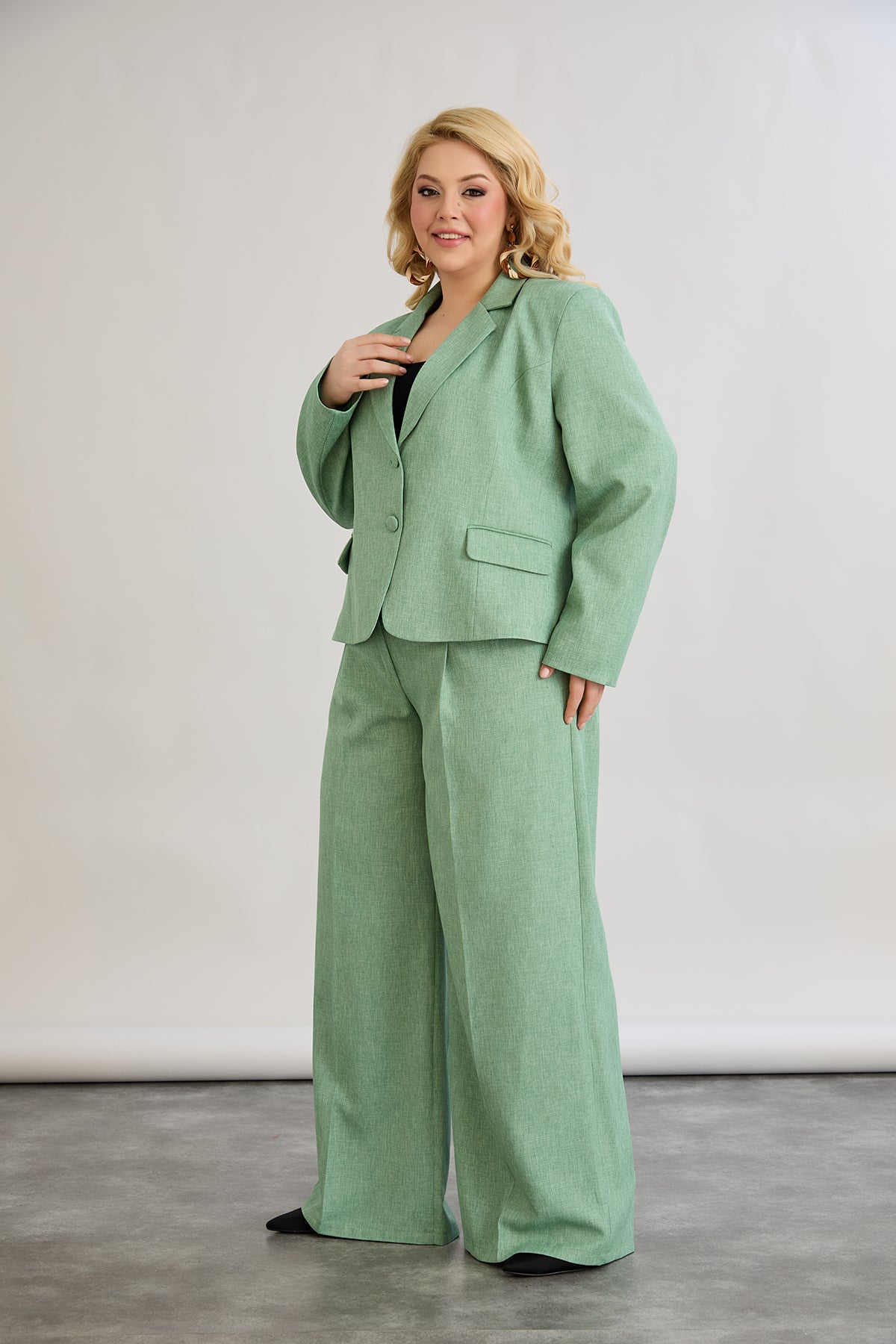 Moderne Kurzjacke  - Grün