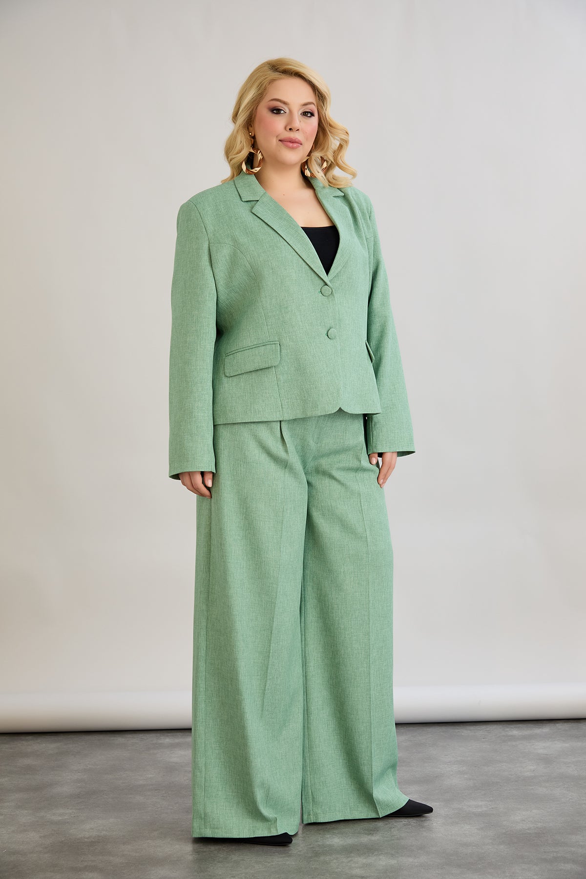 Moderne Kurzjacke  - Grün