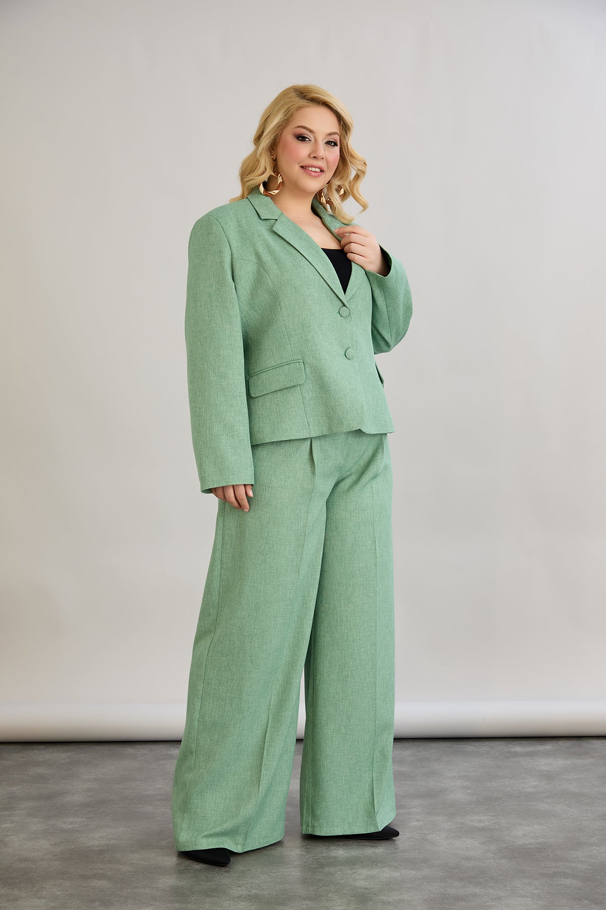 Moderne Kurzjacke  - Grün