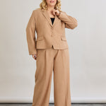 Moderne kurze Jacke - Mocca – Mocca