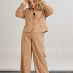 Moderne kurze Jacke - Mocca – Mocca